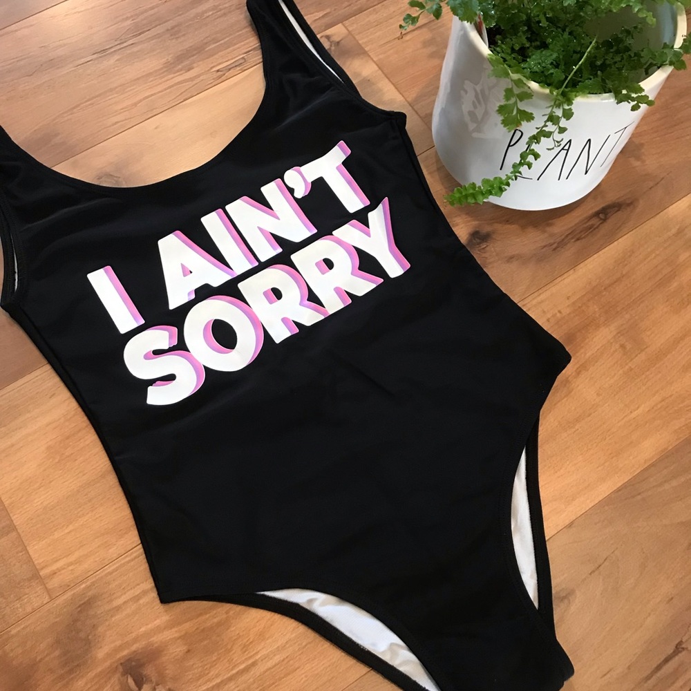 I ain’t sorry swimsuit